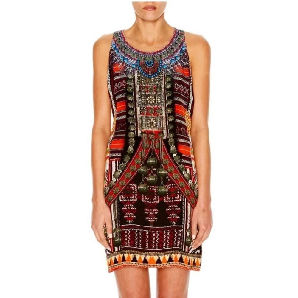 NWT Camilla Dance of the Dao Short Racer Back Dress Size Small